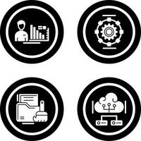 Consulting and Automated Icon vector