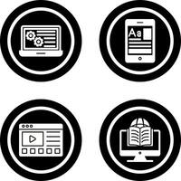 Workshop and Education App Icon vector