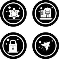 Gear and Company Icon vector