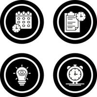 Deadline and Task Management Icon vector