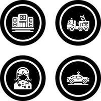 Ssd and Fire Truck Icon vector