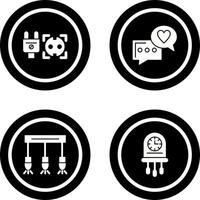 Socket and Chat Icon vector