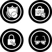 Shield and care Icon vector