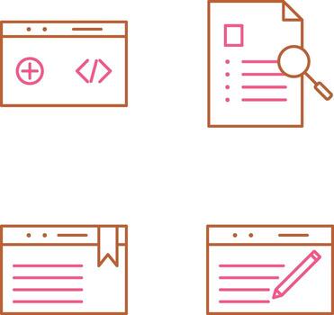 clean code and case study Icon vector