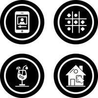 log and Tic Tac Toe Icon vector