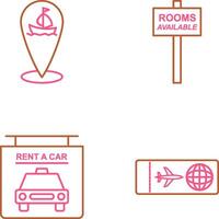 shipping location and room Icon vector