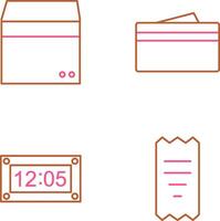 box and wallet Icon vector