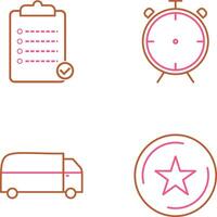 checklist and limited offer Icon vector