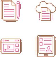 Document and File Icon vector