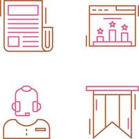News and Ranking Icon vector