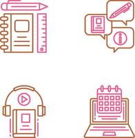 Learning Tools and Education Icon vector