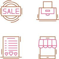 Sale and Purse Icon vector