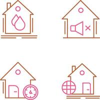 Water Hose and Mute Icon vector