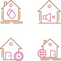 Water Hose and Mute Icon vector