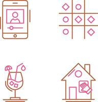 log and Tic Tac Toe Icon vector