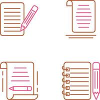 checklist and document Icon vector