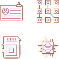 Account and Pattern Icon vector