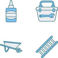 Glue and construction Icon vector