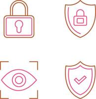 Lock and Privacy Icon vector