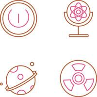 giroscopio y poder icono vector