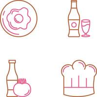 Breakfast and Bear Icon vector