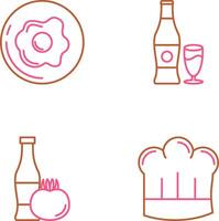 Breakfast and Bear Icon vector