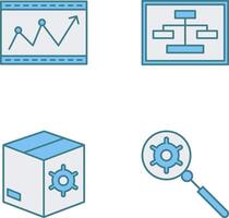 SEO and Seo Structure Icon vector