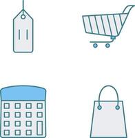 deals and shopping cart Icon vector