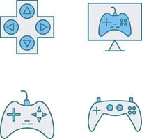 Gaming Control and Online Games Icon vector