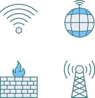 Signal on User and global Signals Icon vector