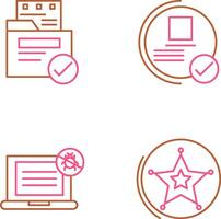 File Protection and Guarantee Icon vector