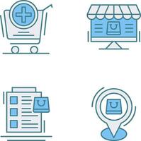 Add to Cart and Online Shopping Icon vector