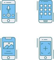 Voice Record and Device Icon vector