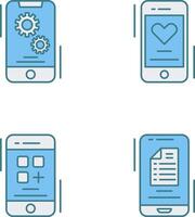 Setting and Favourite Icon vector