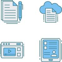 Document and File Icon vector