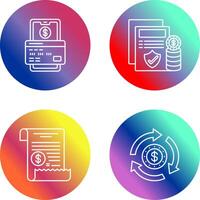 Payment and Protection Icon vector