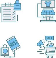 Shopping and Store Icon vector