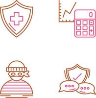 Accounting and Health Icon vector