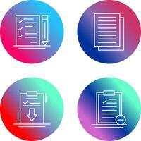 Agreement and Document Icon vector