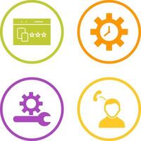 Website Promotion and Time Optimization Icon vector