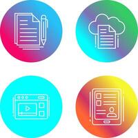 Document and File Icon vector