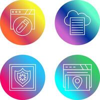 Sheet and Usb Flash Drive Icon vector