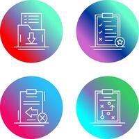 Save List and Task List Icon vector