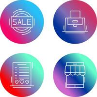 Sale and Purse Icon vector