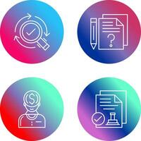 Research and Question Icon vector