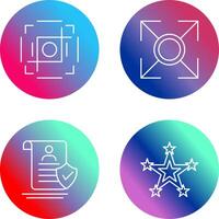 crop and expand Icon vector