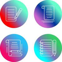 checklist and document Icon vector