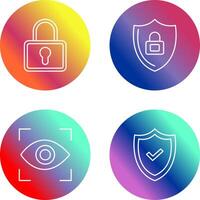 Lock and Privacy Icon vector