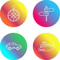 Compass and Direction Icon vector