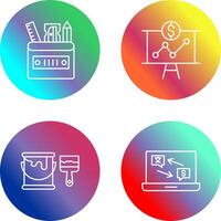 Stationery and Presentation Icon vector